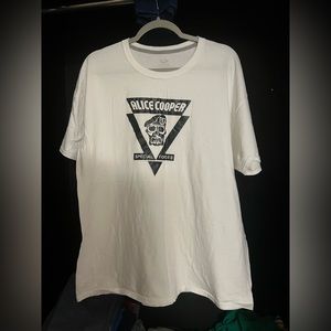 Alice Cooper Special Forces Skull White Tee